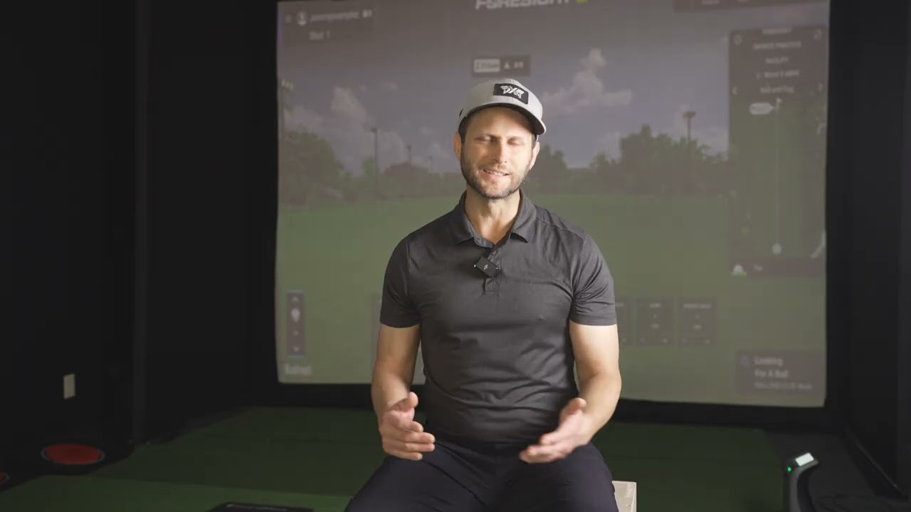 Dr. Jeremy Wampler introducing the golf performance evaluation video.